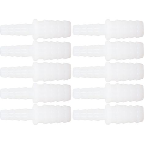Kit de 10 raccords pour tuyau PE, connecteurs à embout cannelé, réducteurs, joints droits (1/5)
