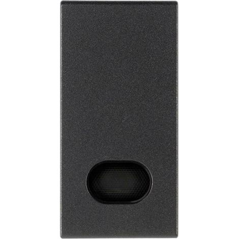 Tasto 1M con diffusore grigio Vimar Arkè 19026