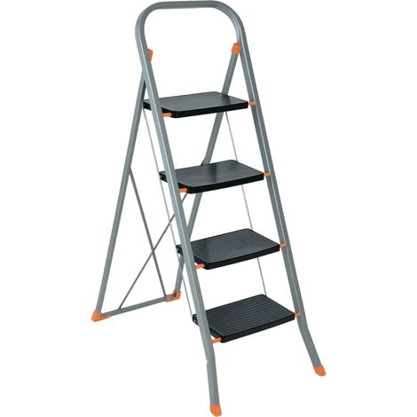 Scaletto domestico Facal tinto 4 gradini in acciaio max 150 kg (1/4)