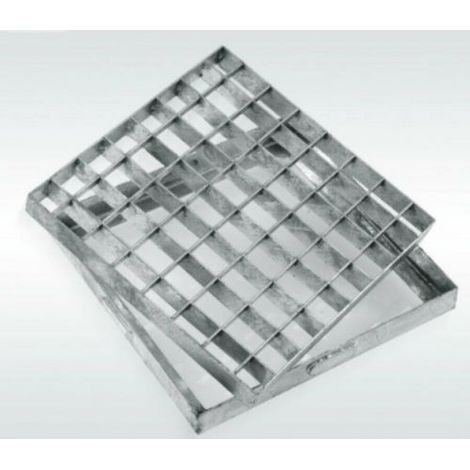 GRIGLIA ZINCATA CARRABILE CON TELAIO VARIE MISURE (22816V) CM 30X30 (22816)