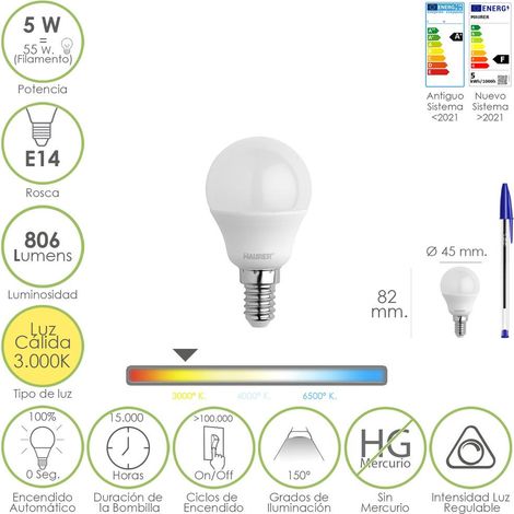 LED Lampe Maurer E14 5 Watt Klar 3000 Kelvin