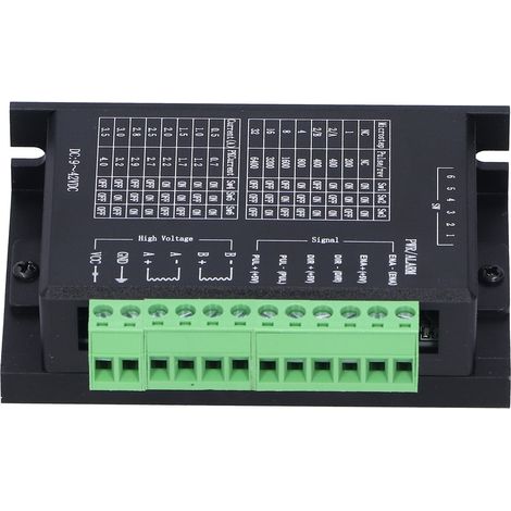 Pilote TB6600 4A pour CNC, Contrôleur Moteur Pas-à-Pas 1 Axe, Alimentation DC 9‑40V, Gravure et Fraisage Mécanique (1/5)