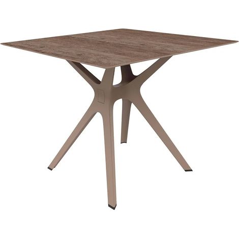 Tavolo da giardino Resol vela s fenolico 90x90 cm resistente UV
