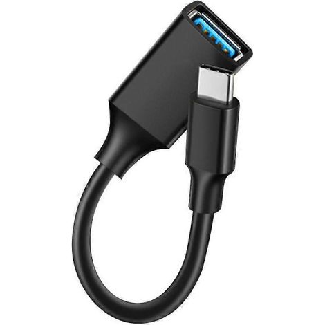 Kompakter USB-C-auf-USB-3.0-Adapter mit Lade- und Datenübertragungsfunktion (1/4)