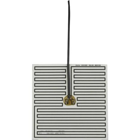 Thermo TECH polyester Feuille chauffante 230 V/AC, 230 V/DC 40 W Indice de protection IPX4 (L x l) 180 mm x 180 mm