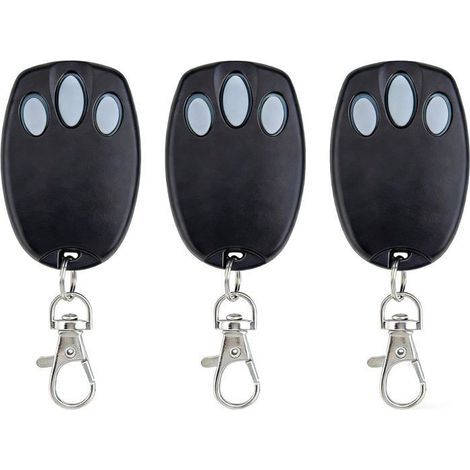 Chamberlain Lot de 3 télécommandes de rechange pour porte de garage Chamberlain 94335E, 84335E, ML500, ML700, ML850, Merlin+ C945 (1/5)