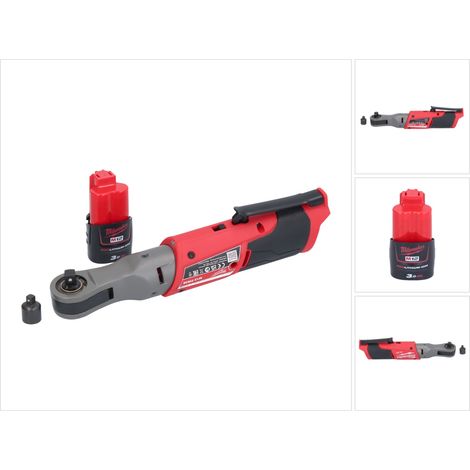 Milwaukee M12 FIR38-301 Llave de carraca a batería 12 V 75 Nm 3/8" 1/4" + 1 batería 3,0 Ah - sin cargador (1/5)