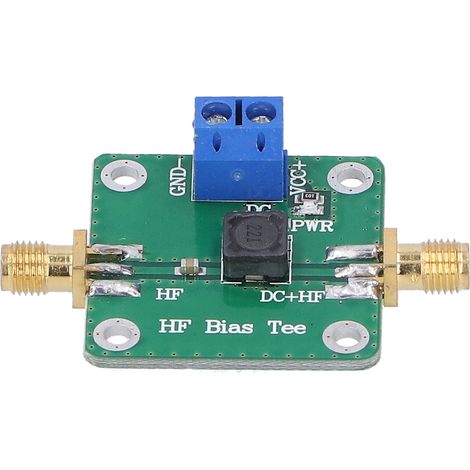 Bias Tee DC Coaxial 100K-150MHz, Filtre Passe-Bas RF, Bloqueur DC Onde Longue/Moyenne/Courte, Alimentation Antenne, Connecteur Coaxial, 2 Pièces (1/5)