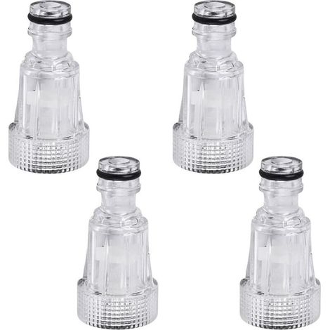 4pcs Nettoyeur haute pression filtre à eau Nettoyeur haute pression filtre à eau accessoires de jardin, filtre à tuyau d'eau, pour Nettoyeur haute pression, pompe de jardin, arrosage de jardin