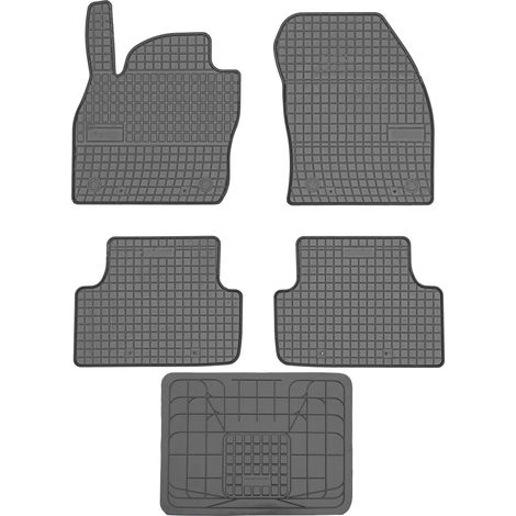 Tappetini Frogum ET410473 + COPRI-PIANALE 542742 - Volkswagen T-Cross 2018 - SENZA FERMACARTE