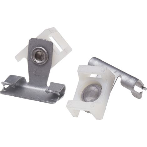 Support de raccordement câble de poutre, Acier, montage Horizontal, Epaisseur de la bride 1,5 3 mm ( Prix pour Paquet de 25 )