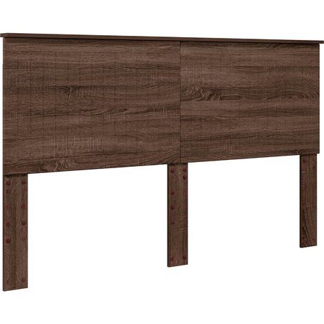 Tête de lit Chêne brun 160 cm Bois d'ingénierie (1/5)