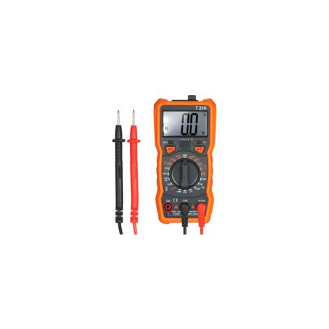 Multimetro digitale a 2000 conteggi con NCV, tester elettrico professionale, multimetro digitale, voltmetro tascabile, misura tensione AC/DC, corrente DC, resistenza, continuità, diodo