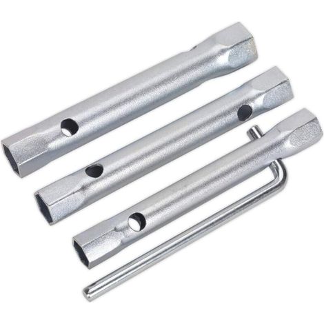MS165 Spark Plug Set of 3 Double Ended Long Reach Wrenches (1/2)