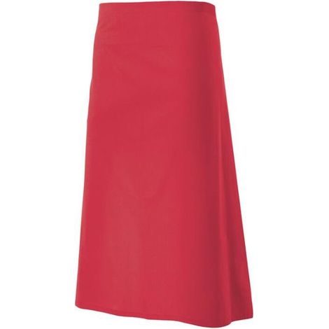 Tablier long VELILLA Rouge Unique.