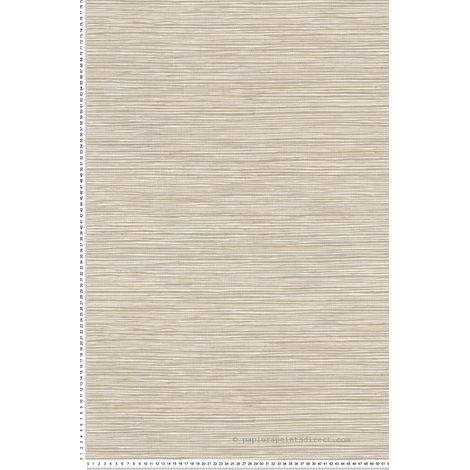 Papier peint Trompe l'oeil Beige Harry Lutèce