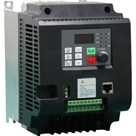 Variateur de fréquence AC VFD, Plage de puissance de sortie : 0,75 kW - 11 kW, Courant nominal : 2,5 A - 25 A, 4KW, 1 phase 220V, 3 phases 380V (1/2)