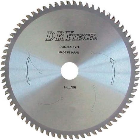 JEPSON Lame de scie carbure Ø203mm - Acier - 72120070 - 203 mm - 1.9 mm - 25,40 mm - 70 dents