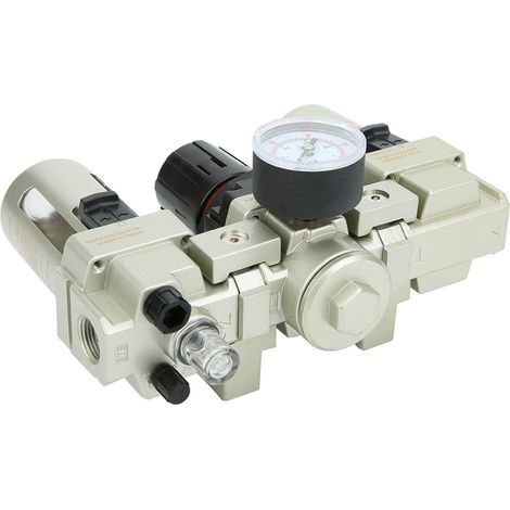 Séparateur huile-eau avec purge automatique, ensemble 3 pièces, filtre déshuileur pour compresseur, séparation gaz-liquide (1/5)