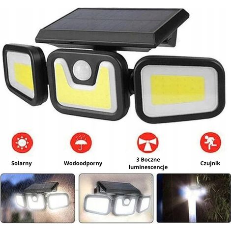 Farola solar LED con sensor de movimiento y crepuscular (1/5)