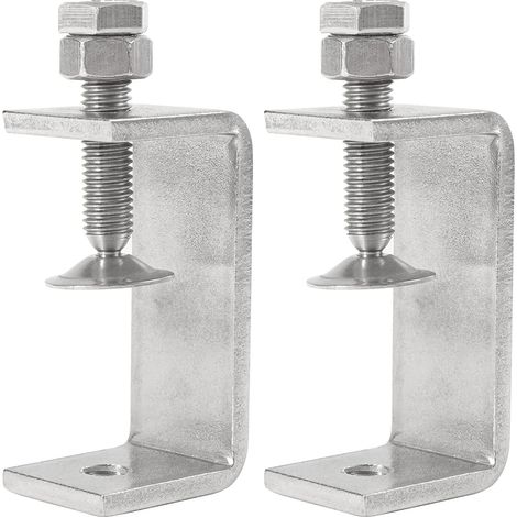 AIDUCHO Lot De 2 Pinces En C Robustes En Acier Inoxydable 304 - 65 Mm De Large - Pince Tigre Pour Le Travail Du Bois (1/3)