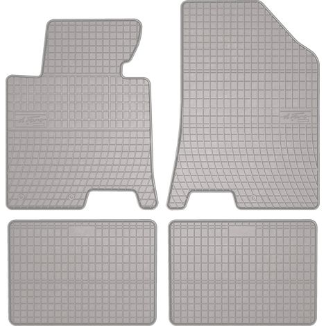 Alfombrillas de goma para coche: Hyundai i40 familiar, sedán (2011-2019) - color gris a juego. (1/5)
