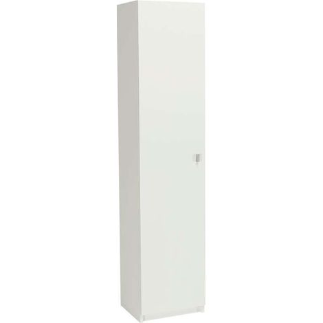 Armario multiusos 1 puerta Marbella en color blanco. 40 cm(ancho) 180 cm(altura) 35.6 cm(fondo) (1/3)