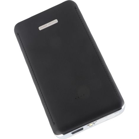 Démarreur de batterie portable 600 A (crête), 8000 mAh, pour moteurs essence jusqu'à 5 L et diesel jusqu'à 2,5 L, avec lampe LED intégrée. (1/4)