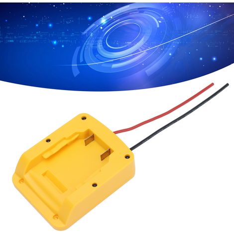Selbstmontage-Set für 14,4-V-/18-V-/20-V-Lithium-Ionen-Akkus mit 12-AWG-Anschlusskabel, Schalter und Ausgangsadapter (1/5)