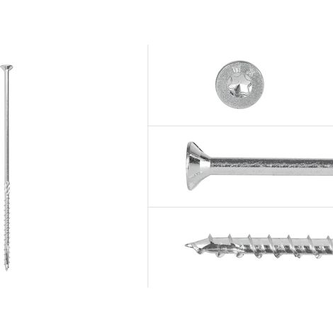 Vis pour panneaux d'aggloméré Galvanisé 6 x 180 mm Torx 30 (1/4)