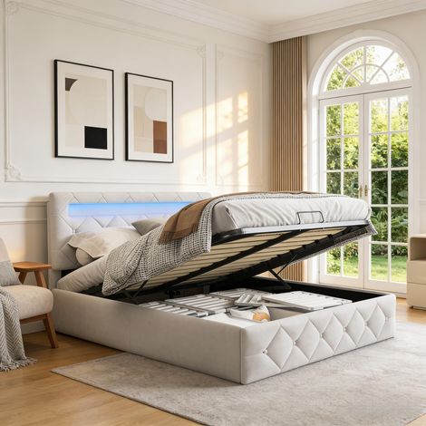 Transat double en polyrotin, transat de jardin pour 2 personnes, chaise longue relaxante, salon de luxe, dossier inclinable 5 positions, métal, rotin PE, gris, 196 x 120 x 28 cm (1/5)
