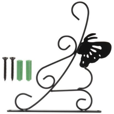 Soporte de pared para plantas colgantes, gancho para macetas, ideal para exteriores, interiores, sala de estar y balcón.