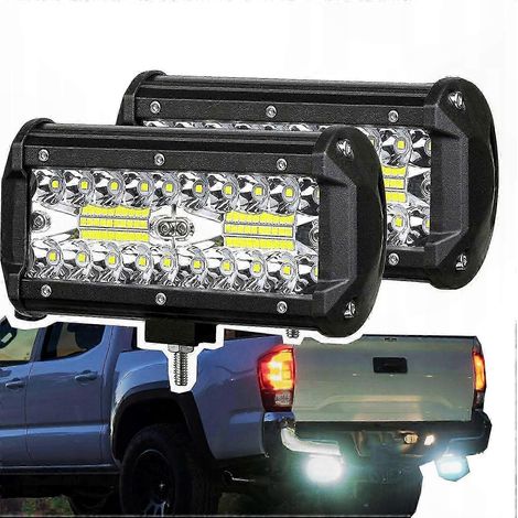 Phare de travail halogène pour tracteur, 2 phares LED 12/24 V, solution d'éclairage utilitaire (1/5)