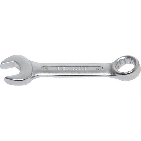 Clé Mixte Extra Courte 16 mm - Acier Résistant - Précision et Maniabilité, Zones Difficiles - D-Work (1/5)