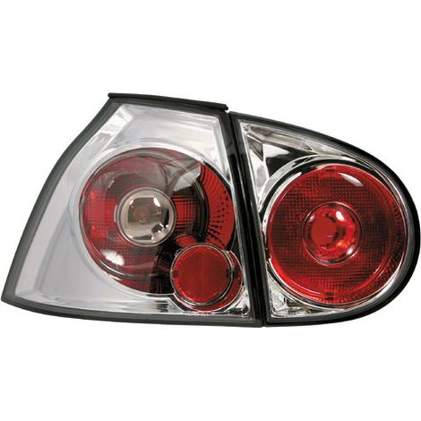 Coppia fanali posteriori - compatibile per  VW Golf V (10/03) - Cromo