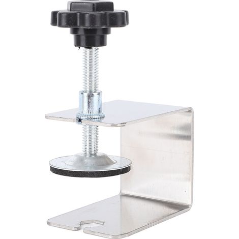 clips de fixation de tiroir en forme de U, pinces de fixation pour panneaux avant de meubles en bois, outil d'installation en acier inoxydable (1/5)