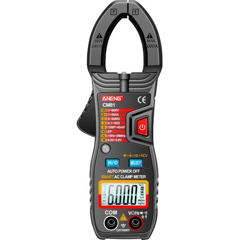 Multimetro a pinza con selezione automatica della portata CM81 a 6000 conteggi