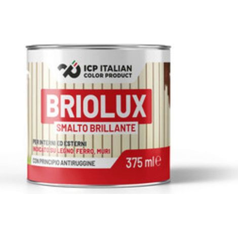 SMALTO BRIOLUX 375ML BIANCO GHIACCIO - 6 Pezzi