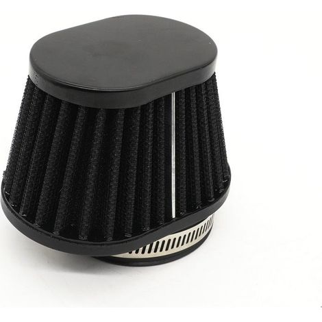 1 filtre à air conique d'admission, haut débit, noir, 51 mm, pour amélioration de la puissance moteur (1/5)