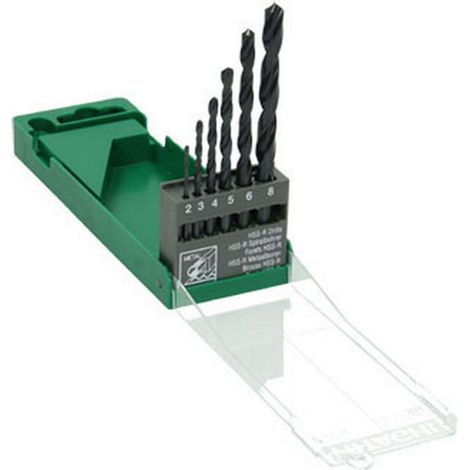 Coffret de 6 forets à métaux HSS-R DIN 338 HIKOKI 780094 (1/2)
