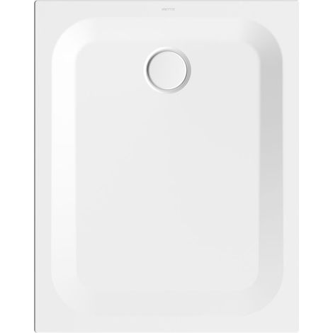 Plato de ducha rectangular BetteUltra con soporte mínimo de