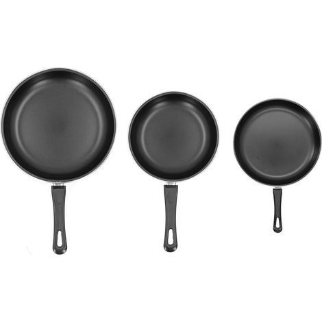 Lot de 3 Poêles Mini Antiadhésives pour Cuisinière à Induction et Gaz, Ustensiles de Cuisine Ménagers (1/5)