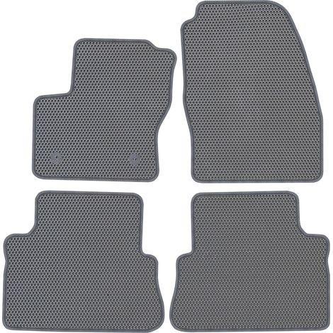 Ford C-Max II 5-Sitzer von 02.2012–2019. Spezielle Fußmatten – EVA-Honigwabengrau (1/5)