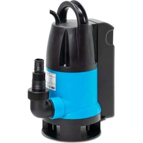 Tauchpumpe, Brunnenpumpe, Unterwasserpumpe, 230V, 0.4kW, 7.5m³/h, mit Schwimmer