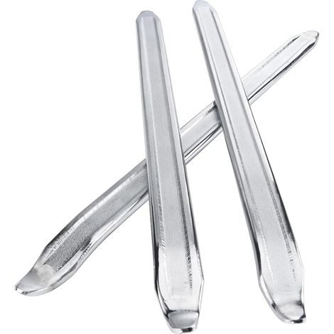 3 palancas de neumáticos de acero al manganeso de 30 cm, herramientas de reparación para motocicletas, scooters, bicicletas, coches y scooters.