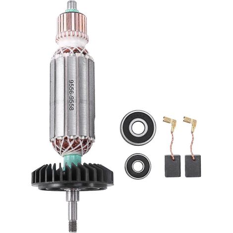 Ankerrotor für Winkelschleifer (220–240 V), Ersatzmotor für Schleifer 9556, 9557, 9558, kompatibler Rahmen, Ersatz-Elektrowerkzeug (1/5)