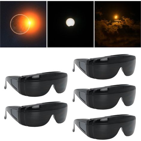 Sonnenfinsternisschutzbrillen für Erwachsene, erhältlich im 5er-Pack. (1/5)