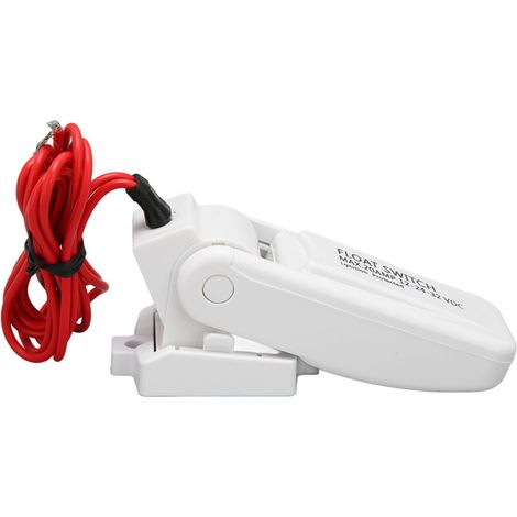 Interrupteur automatique flotteur pompe de cale 18AWG, robuste, étanche, pour eau douce et salée. (1/5)