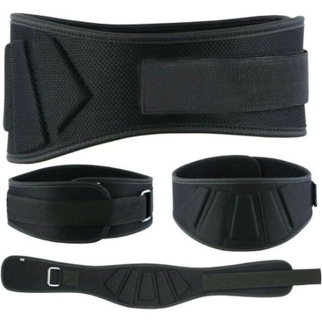Ceinture d'haltérophilie renforcée avec support, ceinture d'entraînement L noire qd noire (1/5)