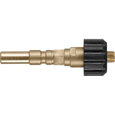 Kränzle - Adaptador de enchufe en el adaptador de pezón limpiador de alta presión, boquilla insertable en st conexión de tornillo 30 m 22 ig